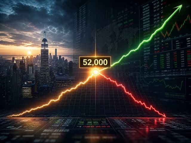 NYダウ52000ドル台の攻防
