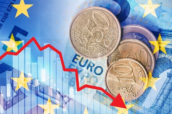 ユーロドルは順調な下降トレンド