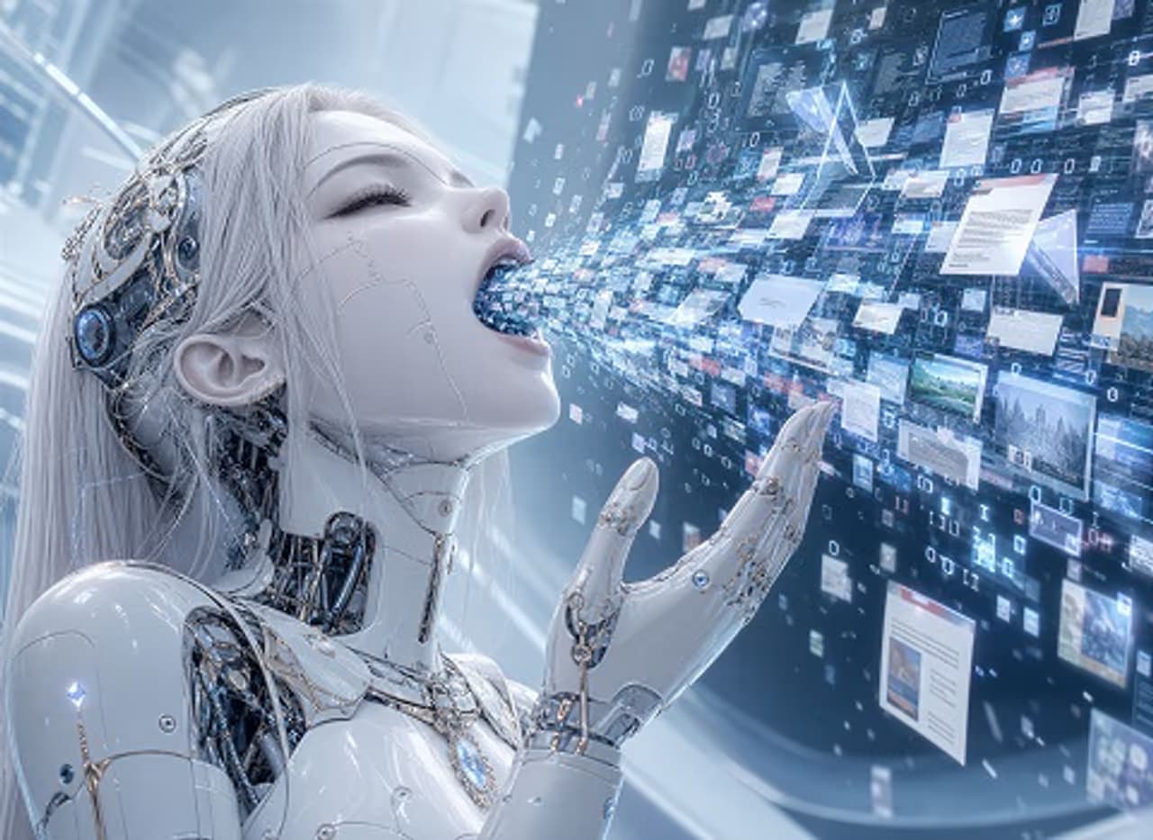 AIが古書を食べると賢くなる AI生成文章を食べると壊れる